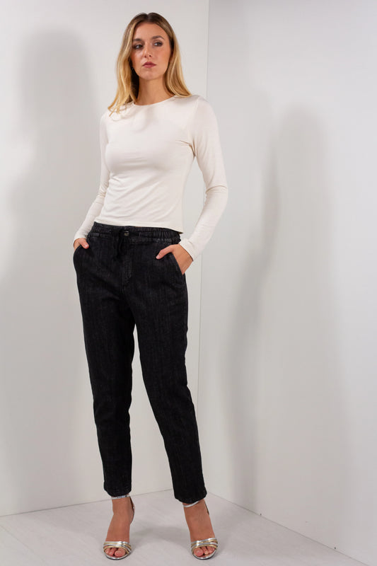 Jeans Sigaretta Coulisse